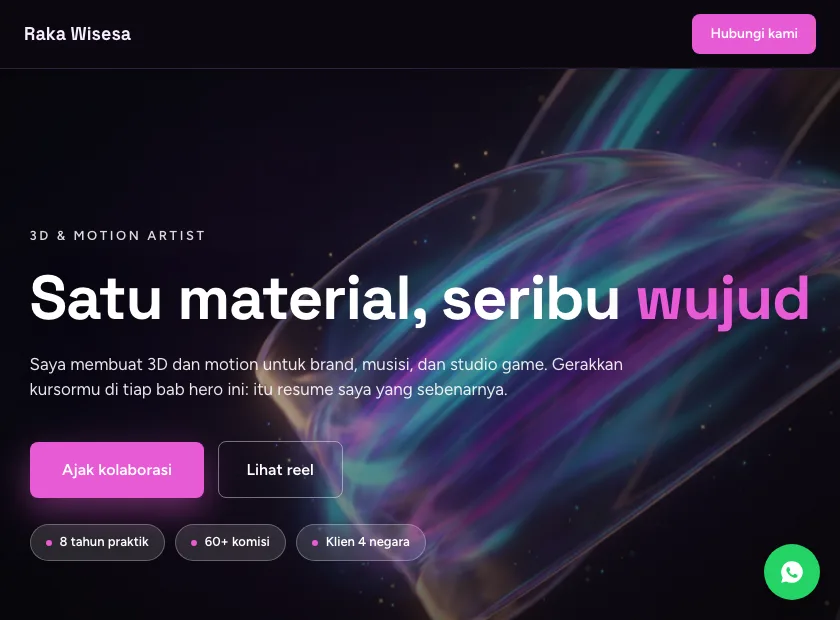 Pratinjau template Raka Wisesa